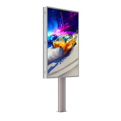 쉽게 설치 수질성 IP65 p6 8000nits 강철 광고판 LED 디스플레이 야외 LED 광고판 가격