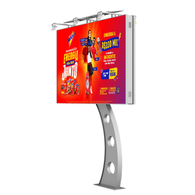 쉽게 설치 IP65 방수 p6 8000nits 강철 광고 디지털 화면 LED 비디오 벽