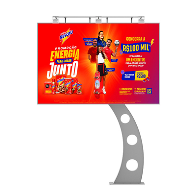 쉽게 설치 IP65 방수 p6 8000nits 강철 광고 디지털 화면 LED 비디오 벽