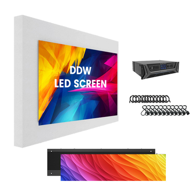 P1.56 P1.95 P2.5 P2.6 P2.9 P3.91 LED 화면 - 500x250/750x250/1000x250mm 알루미늄 캐비닛, 방송 스튜디오 및 기업 행사용 1200nits