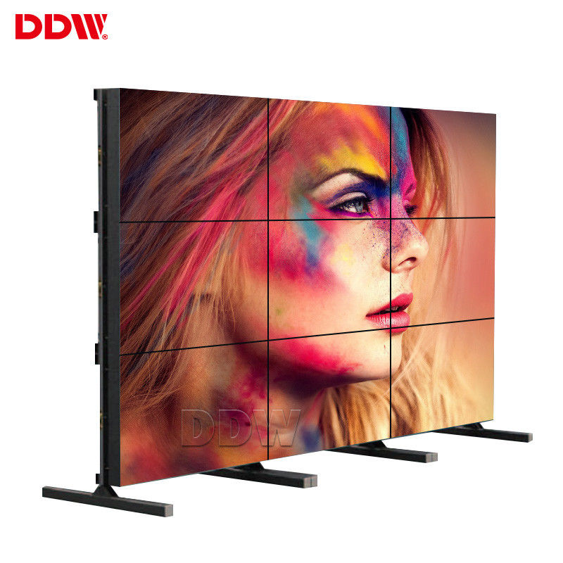 3.5 Mm 1920x1080 DDW LCD 영상 벽 49 인치 - 높은 광도 상업 급료